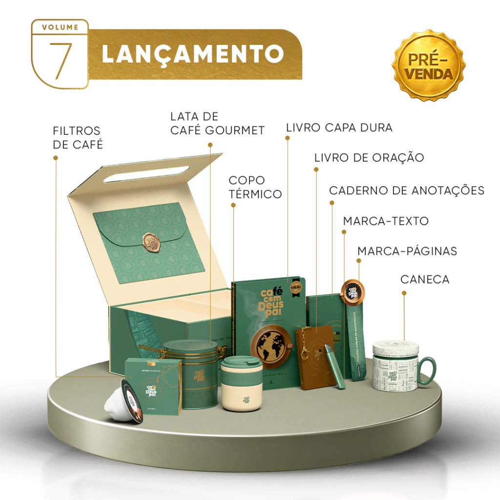Box Premium Café com Deus Pai | Volume 7